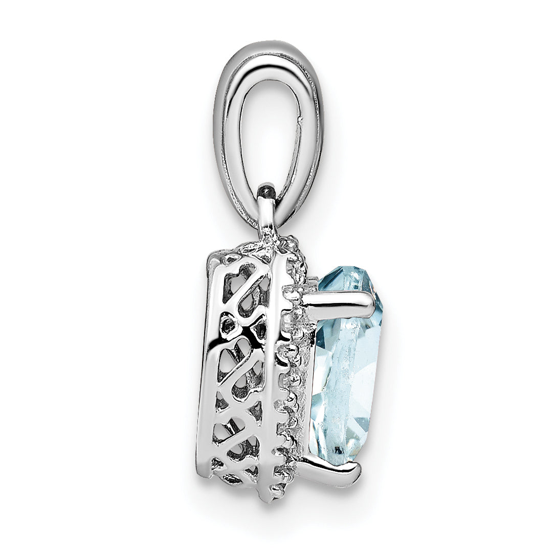 Heart Gemstone and Diamond Halo Pendant Fine Color Jewels