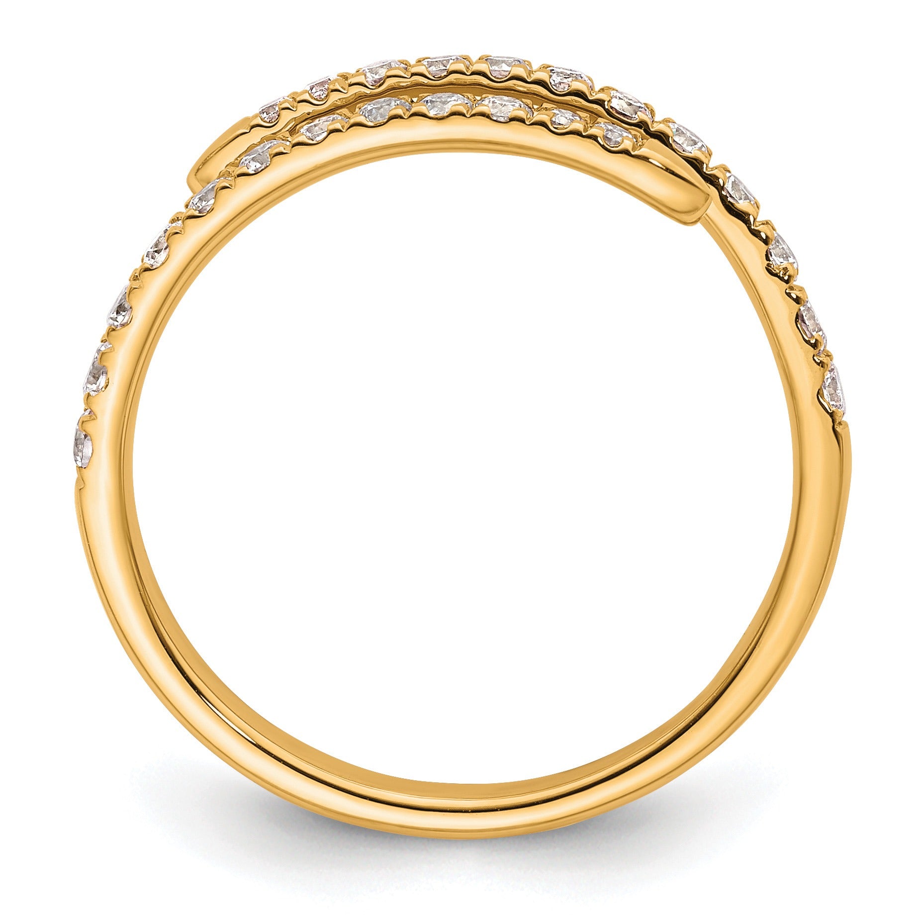 14k Gold Lab Grown Diamond Fashion Bands