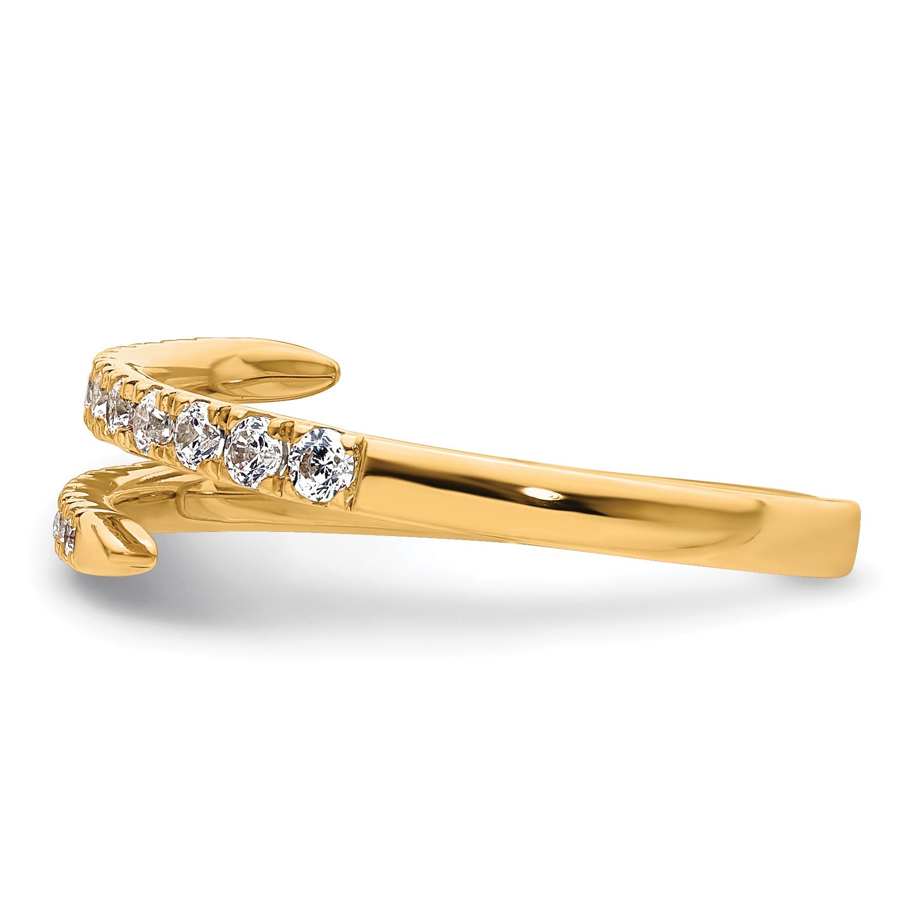 14k Gold Lab Grown Diamond Fashion Bands