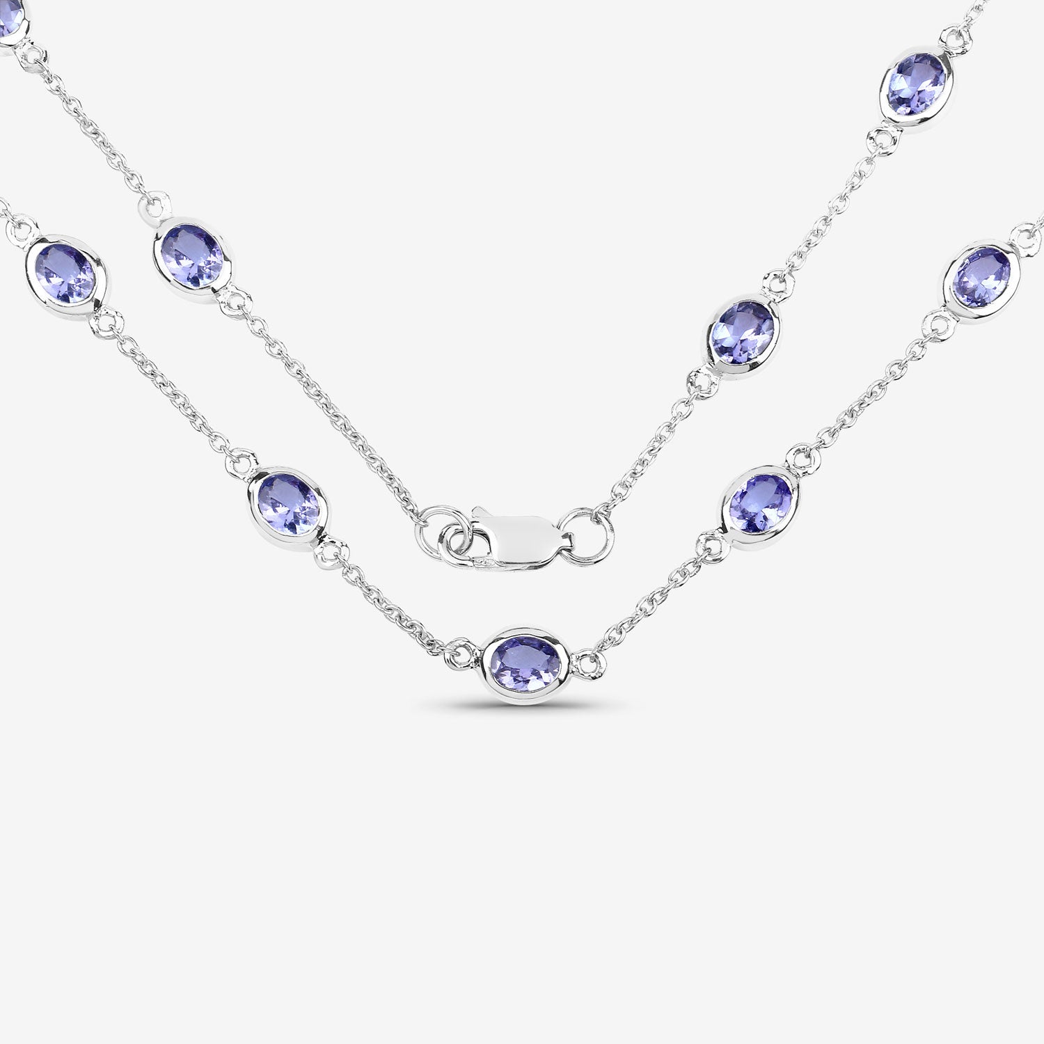 Genuine Tanzanite By The Yard Necklace