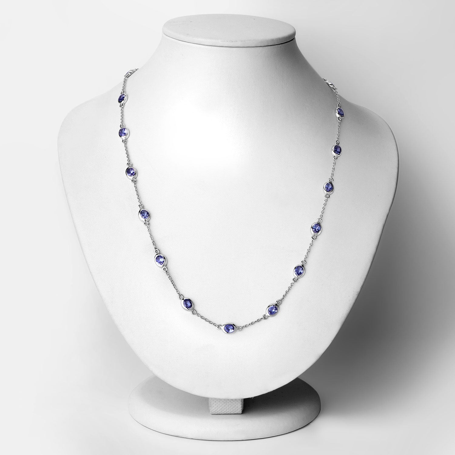 Genuine Tanzanite By The Yard Necklace