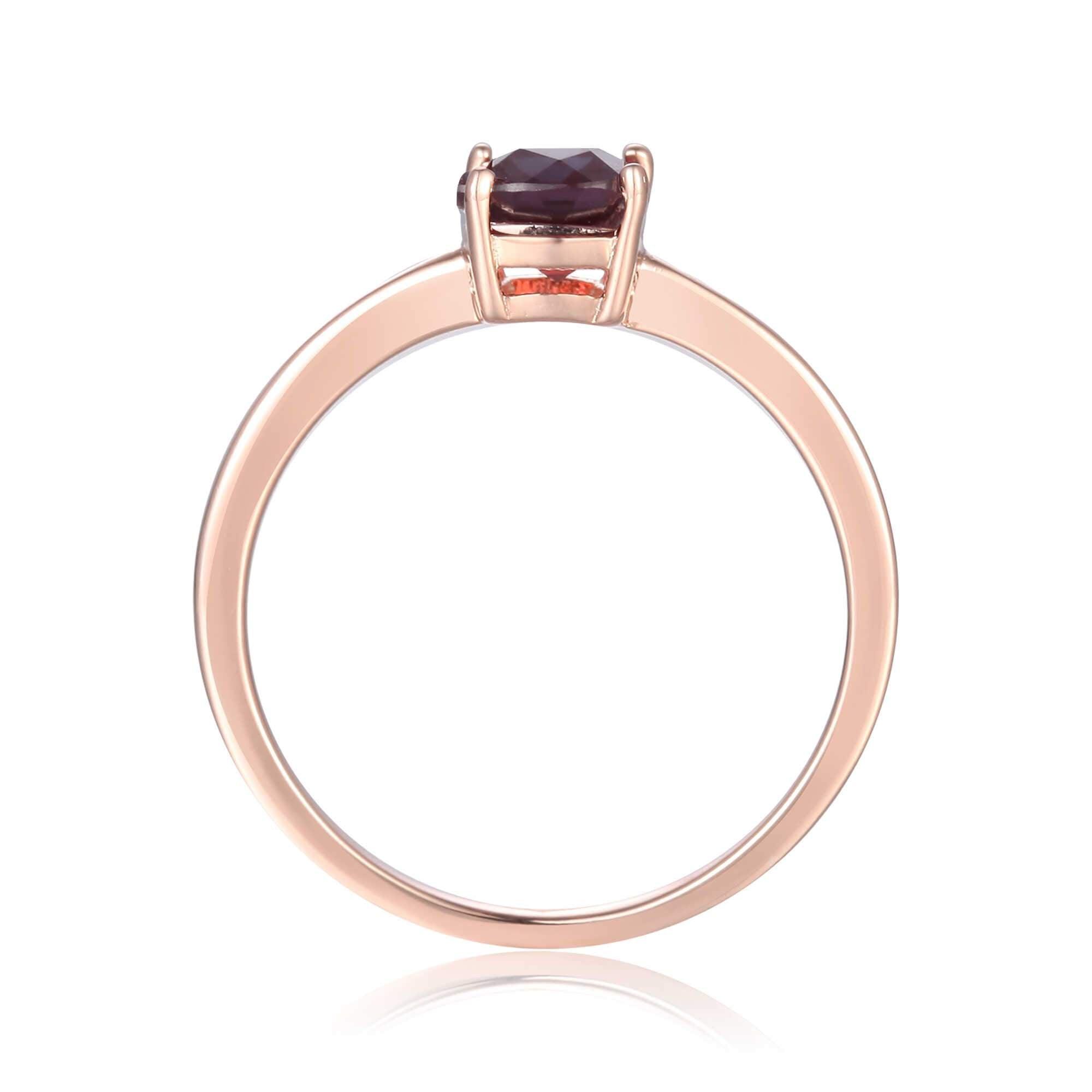 Sterling Silver Ocatogon Cut Created Alexandrite Solitaire Ring