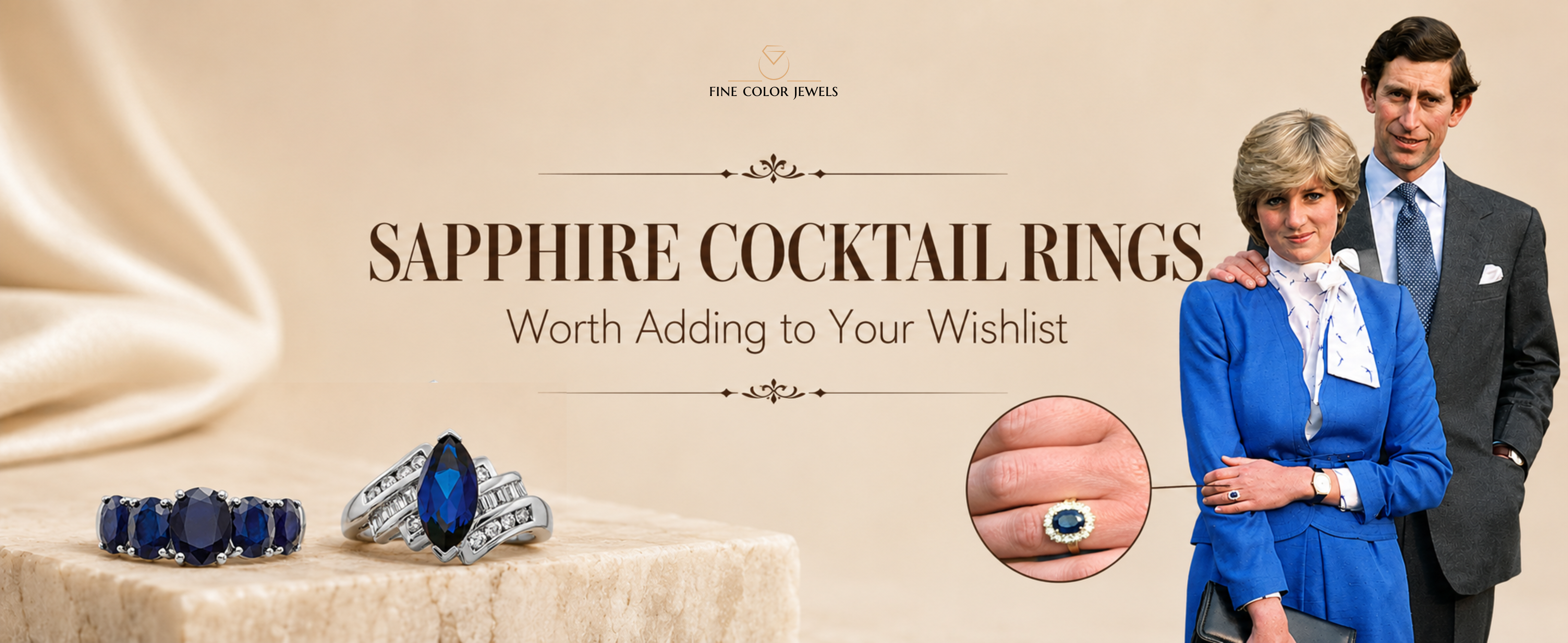 Sapphire Cocktail Rings