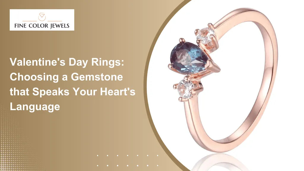 Valentine's Day Rings: Choosing a Gemstone that Speaks Your Heart's Language - Fine Color Jewels 