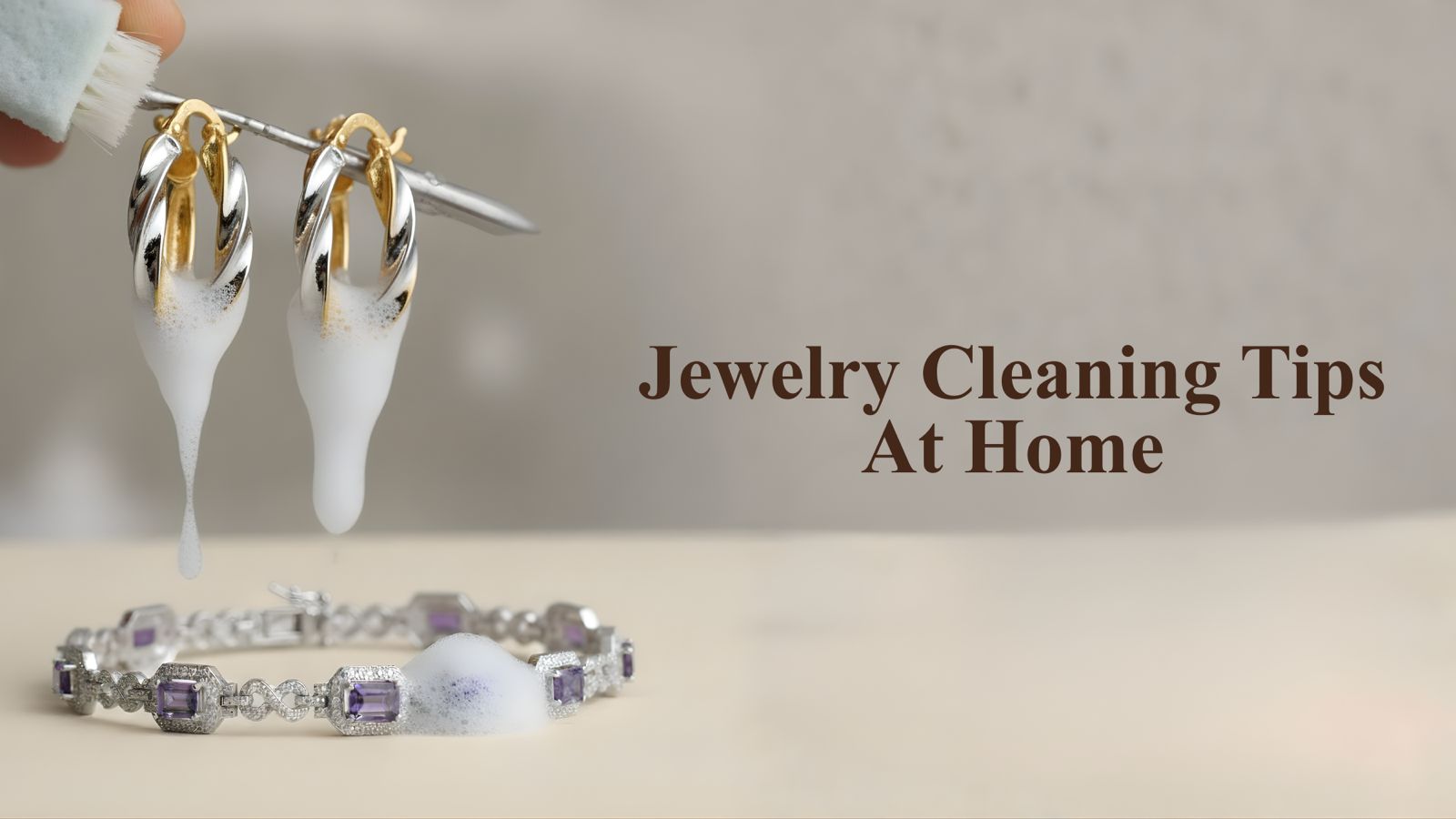 Jewelry Cleaning: How to Care for Your Gemstone Jewelry with Easy Maintenance and Storage Tips - Fine Color Jewels Jewelry Care Tips