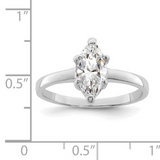 Marquise Cz Solitaire Ring