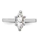 Marquise Cz Solitaire Ring