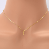 10K Gold Cross Pendant