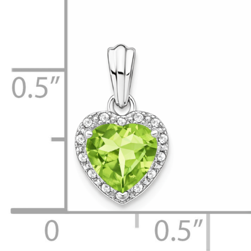 Heart Gemstone and Diamond Halo Pendant Fine Color Jewels