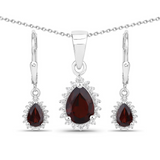 Garnet Jewelry Set