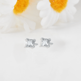 solitaire stud earrings, elegant studs design