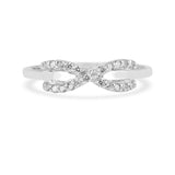 Lab Grown Diamond Criss Cross Ring