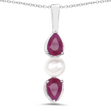 Genuine Ruby Jewelry Set