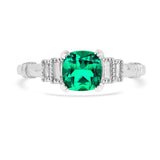 Colombian Created Emerald Five Stone Ring Fine Color Jewels best gift for girls, best gift for women, Birthday gift for her, Bridesmaid Gift for Her, Colombian emerald engagement ring, dla-dm-discount-all-154898, Emerald Gemstone Jewelry, emerald rings for women, Gift for Daughter, gift for her, Gift for Mom, gift for women, green promise ring, Jewelry Gift for her, Lab Emerald Ring, lab grown emerald ring, may birthstone ring, may birthstone ring Colombian emerald ring, ring for women, Wedding Gift For Her