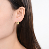 18K Gold Vermeil  Open Hoop Earrings