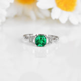 Colombian Created Emerald Five Stone Ring Fine Color Jewels best gift for girls, best gift for women, Birthday gift for her, Bridesmaid Gift for Her, Colombian emerald engagement ring, dla-dm-discount-all-154898, Emerald Gemstone Jewelry, emerald rings for women, Gift for Daughter, gift for her, Gift for Mom, gift for women, green promise ring, Jewelry Gift for her, Lab Emerald Ring, lab grown emerald ring, may birthstone ring, may birthstone ring Colombian emerald ring, ring for women, Wedding Gift For Her