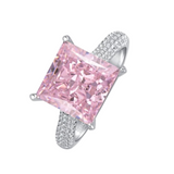 Pink Diamond Solitaire Ring