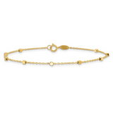 Dainty 10K Gold Bracelet for Girlfriend