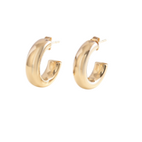 18K Gold Vermeil  Open Hoop Earrings