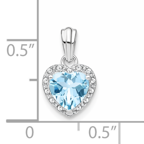 Heart Gemstone and Diamond Halo Pendant Fine Color Jewels