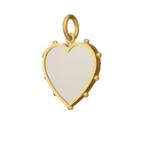 Mother Of Pearl Heart Pendant Necklace