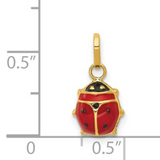 14k Gold Ladybug Charm