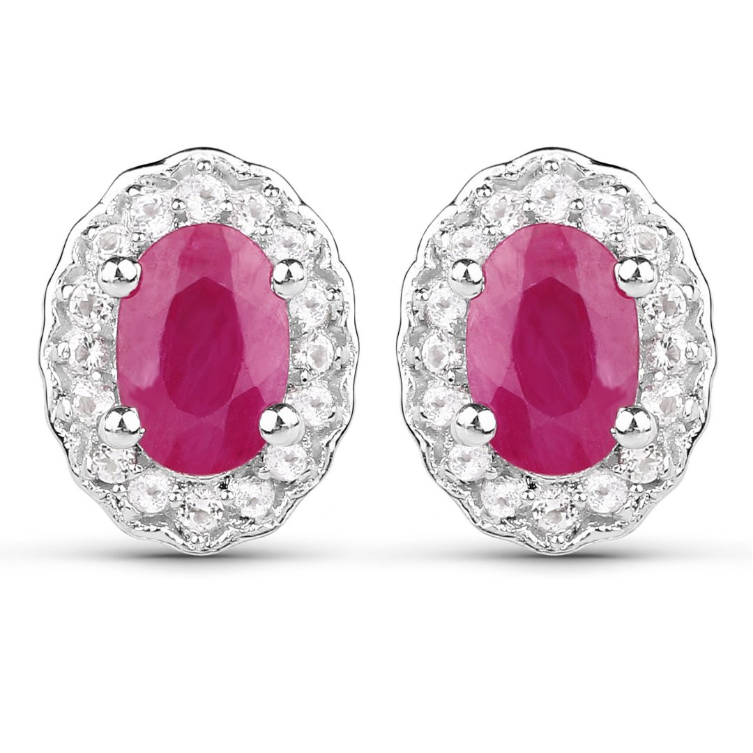 Natural Ruby Jewelry Set