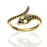 Black Spinel Serpent Snake Ring Fine Color Jewels antique snake ring, best gift for girls, best gift for women, black gemstone ring, black snake ring, black stone ring, Christmas gift, dainty snake ring, gift for her, Gift for Mom, gift for women, gift from daughter, New Year gift, Serpent Ring, Silver Snake Ring, Snake Jewelry, Valentine's Day gift, wrap ring