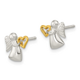 Sterling Silver Angel Earrings