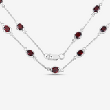 Genuine Garnet By the Yard Necklace