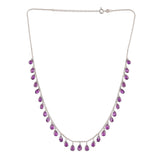 Dainty Amethyst Layer Necklace