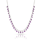 Dainty Amethyst Layer Necklace