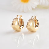 18K Gold Vermeil  Huggie Hoops Earrings