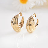 18K Gold Vermeil Layered Hoop Earrings