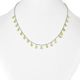 Dainty Layered Peridot Necklace