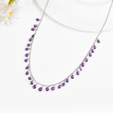 Dainty Amethyst Layer Necklace