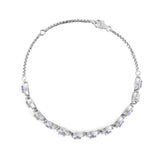 Silver Tanzanite Tennis Bracelet