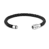 Braided Leather Bracelet For Mens