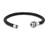 Mens Braided Leather Bracelet