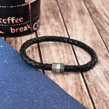 Mens Black Rope Bracelet