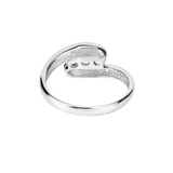 Genuine Blue Topaz Bypass Ring