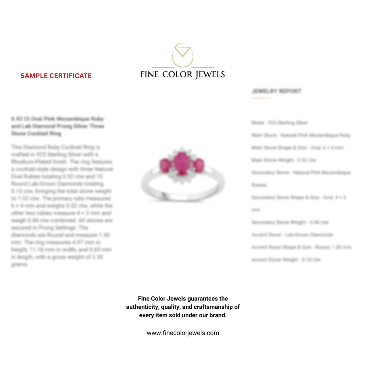 0.75 Ct Round Blue Sapphire Prong 22k Gold Vermeil Dual Eternity Ring