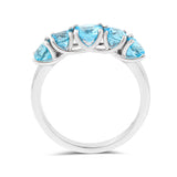 eternity ring design, paraiba ring
