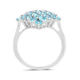Ocean blue gemstone ring