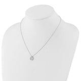 14K White Gold Lab Diamond Open Teardrop Pendant Necklace Fine Color Jewels 14k White Gold, best gift for girls, best gift for women, Christmas gift, Dainty Necklace, dla-dm-discount-all-153807, gift for her, Gift for Mom, gift for women, gift from daughter, Jewelry Gift, Lab Grown Diamond, Mother's Day Gift, New Year gift, Pear Shape Necklace, Valentine's Day gift, Wedding Jewelry