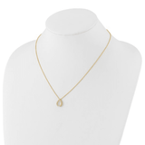 14K Gold Lab Diamond Open Teardrop Pendant Necklace Fine Color Jewels 14k White Gold, best gift for girls, best gift for women, Christmas gift, Dainty Necklace, dla-dm-discount-all-145099, dla-dm-discount-all-153807, gift for her, Gift for Mom, gift for women, gift from daughter, Jewelry Gift, Lab Grown Diamond, Mother's Day Gift, New Year gift, Pear Shape Necklace, Valentine's Day gift, Wedding Jewelry