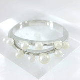 Pearl Cluster Ring Fine Color Jewels $50 & Under, 5, 6, 7, 8, 925 Sterling Silver, dla-dm-discount-all-143240, dla-dm-discount-all-154898, Fashion, Round, sale, White