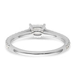 Lab Grown Diamond East-West Oval Engagement Ring