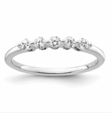 Five Stones 14k White Gold Diamond Ring