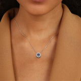 Natural Tanzanite Dancing Stone Pendant Necklace